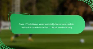 Cover 2 Verdediging: Verantwoordelijkheden van de safety, Technieken van de cornerback, Diepte van de dekking