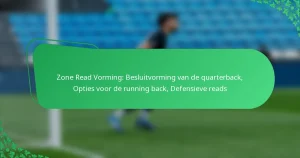 Zone Read Vorming: Besluitvorming van de quarterback, Opties voor de running back, Defensieve reads